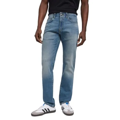 Lee Extreme Motion Slim Jeans para Hombre, Azul (Lenny), 32W/30L