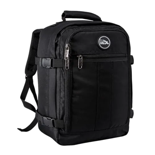 Cabin Max Metz Mochila 40x30x20, Bolsa Viaje, Adecuado para Mochila Viaje Cabina Avion Eurowings 40x30x25, 40x20x30 Vueling, Easyjet, Volotea, Transavia, nueva Ryanair (24L Poliéster Reciclado)