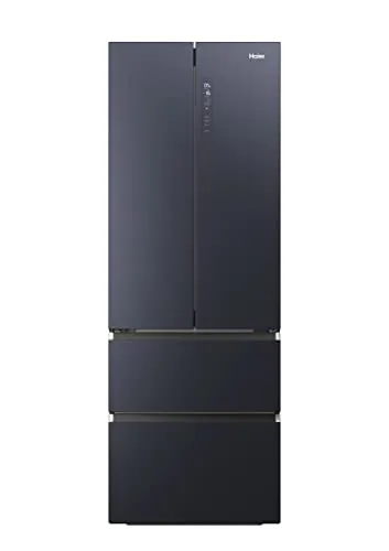 Haier FD 70 Series 7 HFW7720ENMB - Frigorífico Puerta Francesa, Cajones Direct Access, Conexión WIFI, Motor Inverter, My Zone, Cajón Humidity Zone, Total No Frost, Ancho 70cm, Alto 2m, 479L, Negro