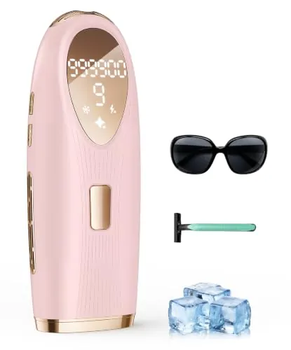 TIIMAGIC Depiladora Luz Pulsada IPL Uso en Casa para Todo el Cuerpo, ck1124 | Depiladora Laser con Refrigeración 5°C, 9 Niveles de Energía, 999.900 Flashes, 3 Funciones, para Mujeres Hombres