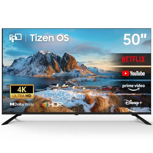 FPD Smart TV 50 Pulgadas (127 cm), 4K Tizen TV Compatible with Samsung TV Plus, Airplay & Miracast, HDR 10, Dolby Audio, Gaming Hub, HDMI 2.1, UHD Televisión (AT50, 2026)