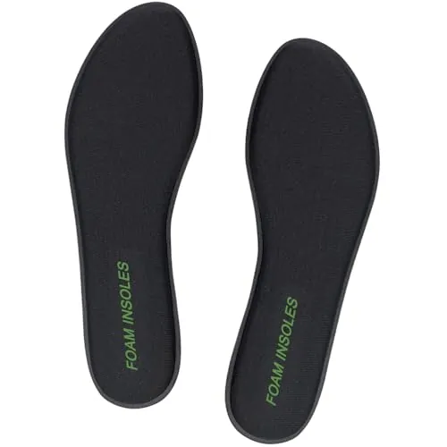 Endoto Plantillas Memory Foam para Skechers Mujer Zapatillas, Plantilla Insoles Repuesto de Espuma Viscoelástica para Comodidad y Absorbentes de Impactos-Negro 39 EU