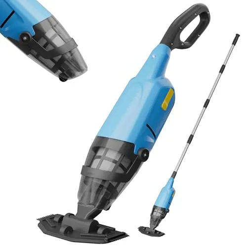 Limpiador de piscina inalámbrico con fuerte succión, batería recargable para piscinas fuera del suelo y empotradas, spas - Autonomía hasta 60 minutos