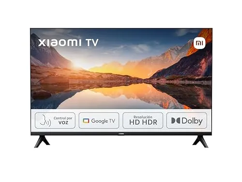 XIAOMI TV A 2025 32" - Smart TV HD HDR, Google TV, Control por Voz, Dolby, Negro