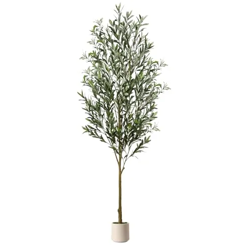 Alupssuc Olivo Artificial 210cm, Planta Artificial Grande Interior Exterior