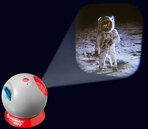BRESSER Junior Science - Proyector para niños con 24 imágenes astronómicas