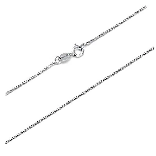 Gold Gala Collar Fina Plata De Ley 925, Cadena de Frenar Made in Italy (50)