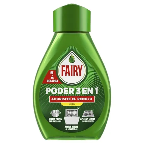 Fairy Spray Poder Sin Remojo Pre-Tratamiento Limón Recarga 500ml