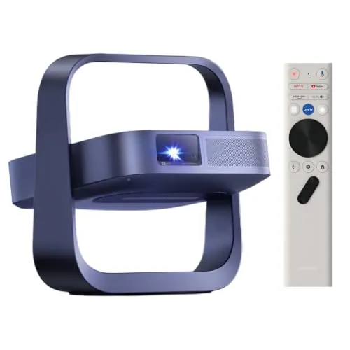 XGIMI Elfin Flip Laser Proyector Portátil 1080P con Google TV y Netflix