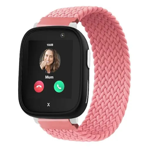 Lurmerea 20mm Correa de Nylon Compatible con Xplora X6 Play/Pro/Gen 2, Diseño Sin Broche Elástico Suave Pulsera de Repuesto Transpirable Impermeable Cómoda para Anio 6/5 Niños Niñas