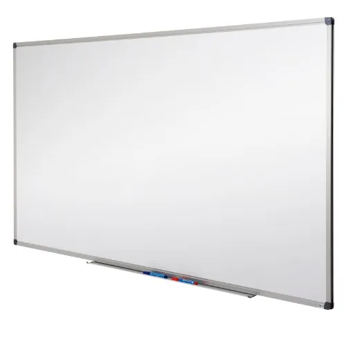 MOB - Pizarra magnética (10 tamaños, esmaltada, marco de aluminio, magnético), color blanco, color emaillierte Oberfläche 150 cm x 100 cm