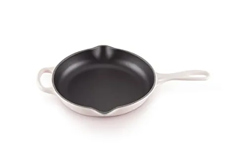 LE CREUSET Sartén skillet redonda de hierro fundido, diámetro 23 cm, Shell Pink, 20182237770422
