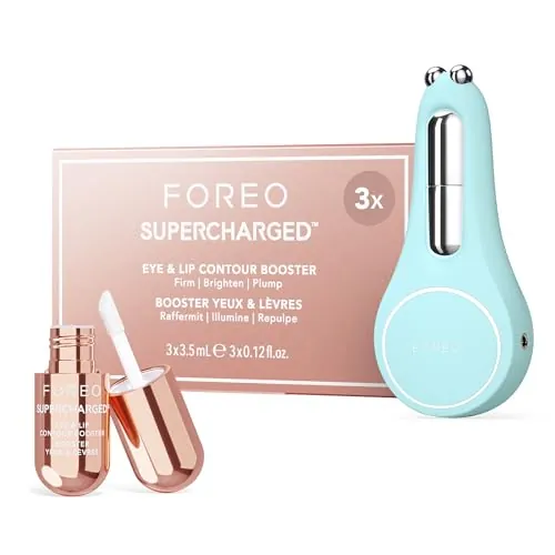 FOREO BEAR 2 eyes & lips - Alisa líneas y voluminiza labios - Artic Blue