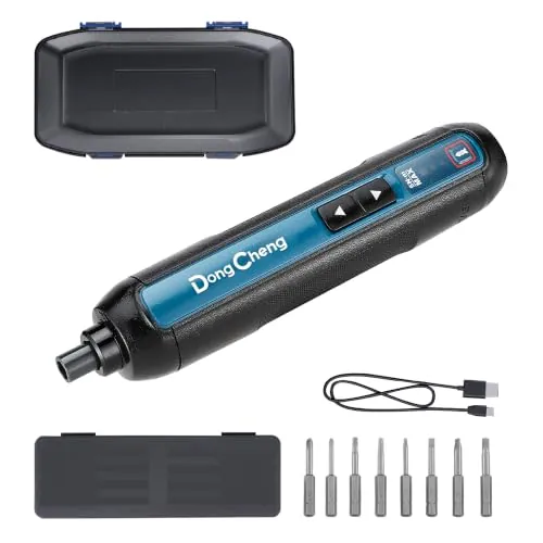 Dong Cheng Mini Atornillador a Batería 4V, 3 par hasta 5Nm, Cable USB-C