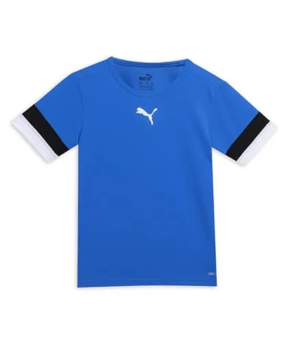 Puma Unisex niños Shirt, Electric Blue Lemonade-Puma Black-Puma White, 152