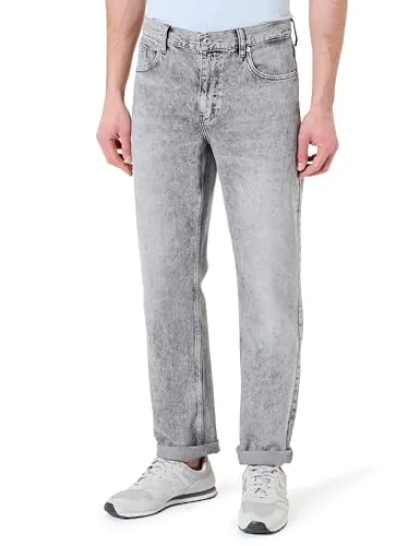 KARL LAGERFELD JEANS Hombre Straight Denim Gris lavado 3430