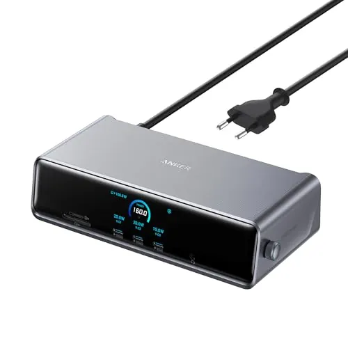 Anker Prime Estación de Acoplamiento 14 Puertos, Triple Pantalla