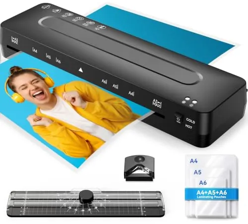 Plastificadora A3 Máquina de Laminadora - 5 en 1 Plastificadora A3 y A4