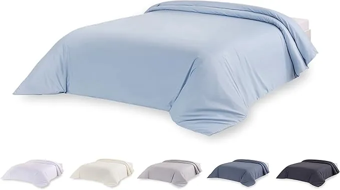 Todocama – Funda nórdica de Microfibra para edredón de Tacto Extra Suave. (Azul Claro - Cama 135/140/150-220x220cm).