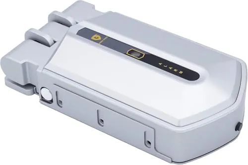 Golden Shield plata Cerradura de seguridad invisible con alarma con 4 mandos a distancia | Anti Okupas | Antirrobo | Cerradura inalámbrica