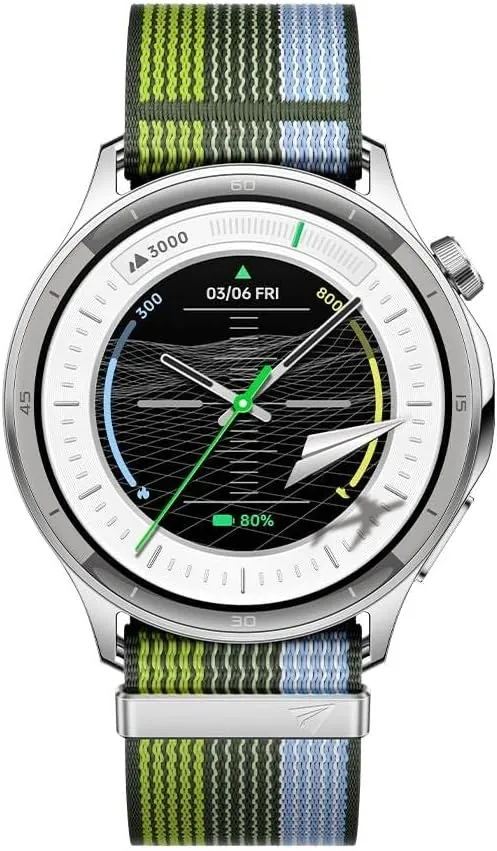 OPPO Watch S Smartwatch - Pantalla AMOLED 1.5”, hasta 10 Días de Batería, ECG, SpO2, Más de 100 Modos Deportivos, Resistencia IP68, Compatible con Android y iOS - Plata