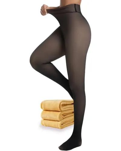 HOWIN Medias Termicas Mujer Invierno Pantis Polares Gruesas Efecto Piel