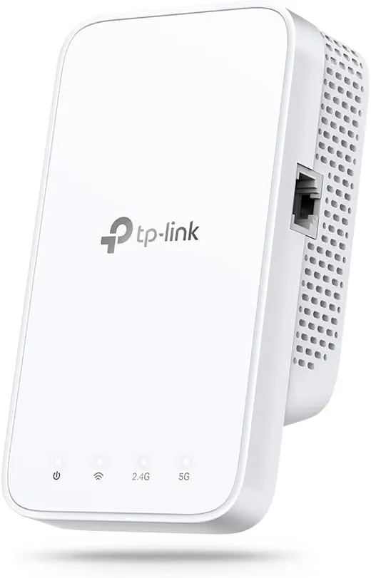 TP-Link RE330 WiFi Repeater, AC1200 Amplifier, Extender up to 120 m2, Powerful Repeater with Ethernet Port, EasyMesh, Compatible with All Internet Boxes