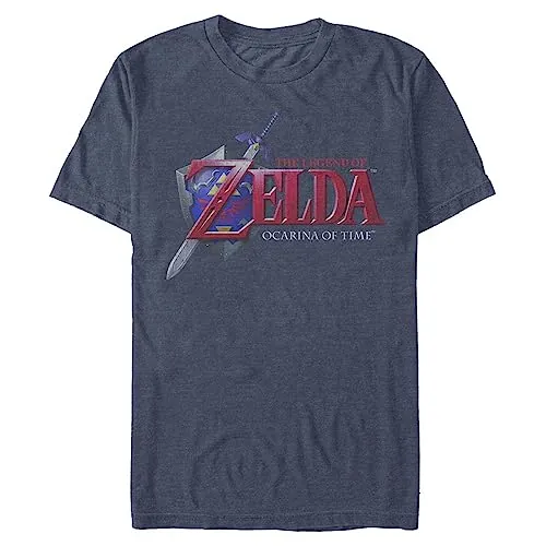 Nintendo Hey Ocarina - Camiseta para Hombre - Azul - Medium