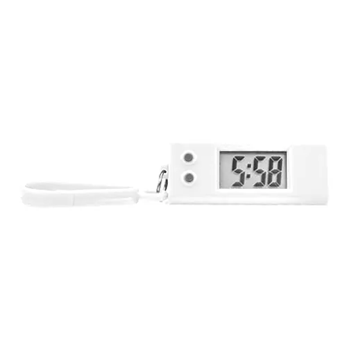 Reloj del Llavero - Reloj en Miniatura, Pantalla Digital Grande | Diseño Compacto y Elegante, cronómetro de Alta precisión para la Escuela, el Trabajo, el Deporte y el Accesorio de Viaje práctico