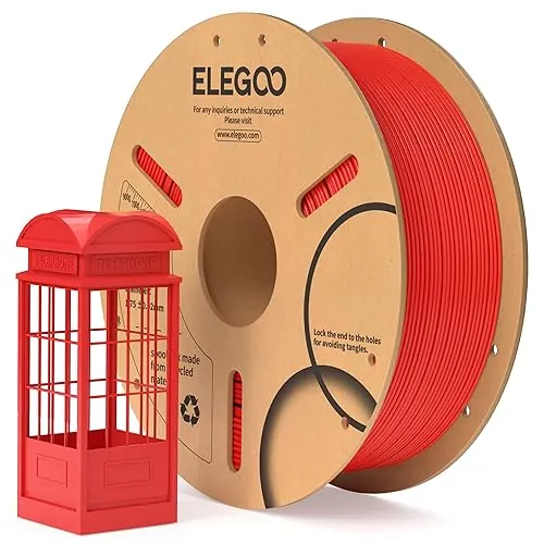 ELEGOO Filamento PLA 1.75 1KG Rojo
