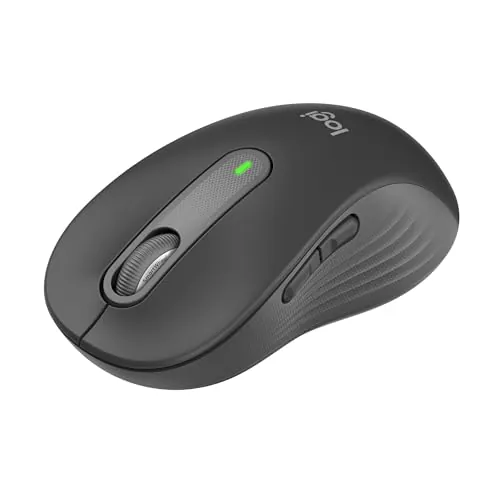 Logitech Signature M650 L ratón inalámbrico de tamaño Normal - para Manos Grandes, 2 años de Pila, clics silenciosos, Botones Personalizables, Bluetooth, PC/Mac/multidispositivo/Chromebook - Grafito