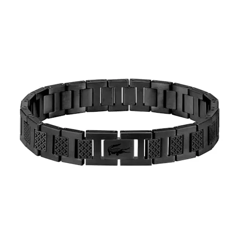 Lacoste Brazalete de eslabón para Hombre Colección METROPOLE Decorado con diseño petit piqué - 2040119
