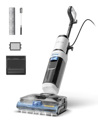 Tineco Floor One S6 Stretch Steam, Aspiradora-Fregona con Vapor, HyperSteam