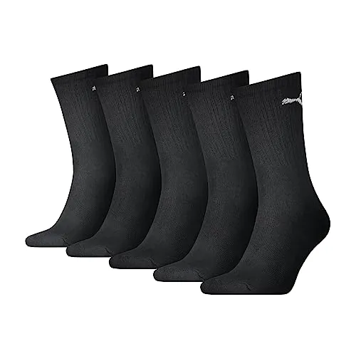 PUMA Crew Sock Calcetines, Negro (Black), 39-42 Unisex adulto