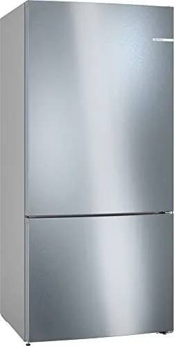Bosch, Frigorífico combi, Serie 4, 86 cm de ancho, NoFrost, Inox, KGN86VIEA