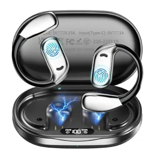 Dreamda Auriculares traductores con IA en Tiempo Real: Dispositivo de traducción 3 en 1 con 144 Idiomas, traductor español-inglés, Auriculares traductores de oído Abierto para Viajes y Aprendizaje
