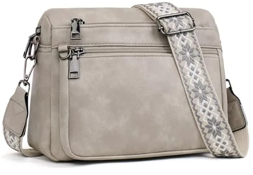 MUIIKOLA Bolso de Mano para Mujer Mediano con Correa Ancha Suave