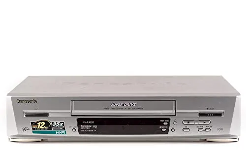 Panasonic NV-FJ620EG-S - Grabador de vídeo VHS, color plateado