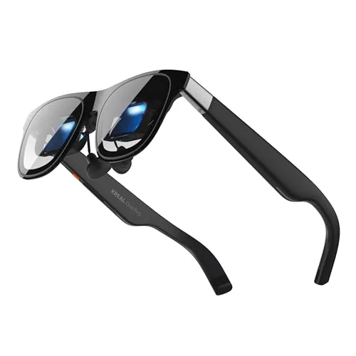 XREAL One Pro AR Gafas con Chip X1,Real 3D Lentes XR Nativo 3DoF, Óptica X-Prism, 57° FOV, Pantalla HD 171" y 120 Hz, Lentes AR con iPhone17/16/15,SteamDeck,ROG,Mac PC, Android iOS, M(IPD 57-66 mm)