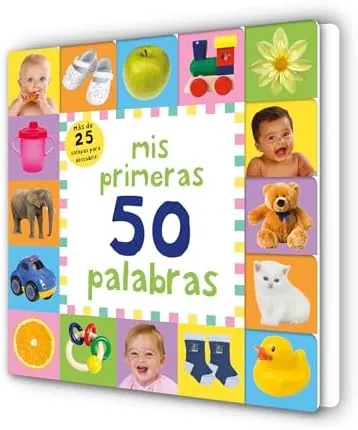 Mis primeras 50 palabras: Más de 25 solapas para descubrir (Pequeñas manitas)