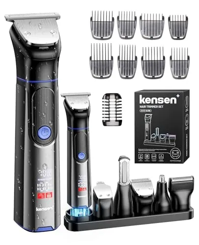kensen Afeitadora Corporal Masculina 6 en 1, Cabezal Magnético