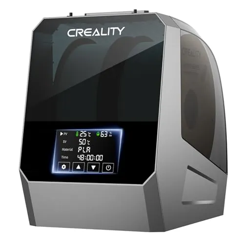 Creality Official Space PI Filament Dryer Plus, Caja Secadora de Filamento para Impresora 3D con Calefacción de 360°, Deshumidificador de Filamento Mejorado de 2 Rollos para 1.75mm/2.85mm