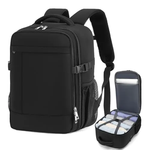 Lossga Mochila 45x36x20 para Easyjet Mochila Viaje Cabina Avion Maleta