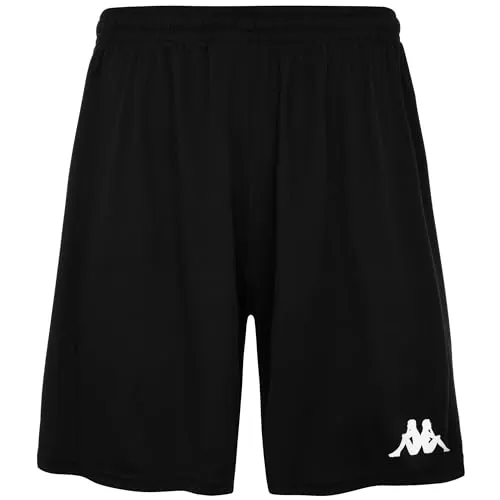 Kappa Borgo Pantalón Corto, Negro, M