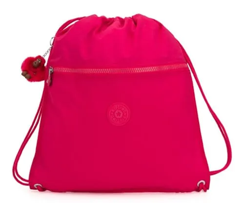 Kipling Supertaboo Mochila Mediana, True Pink (Rosa)