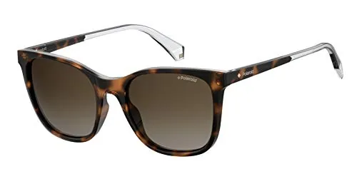 Polaroid PLD 4059/S LA 086, Gafas de sol, Mujer, Marrón (Dark Havana/Bw Black Brown), 53