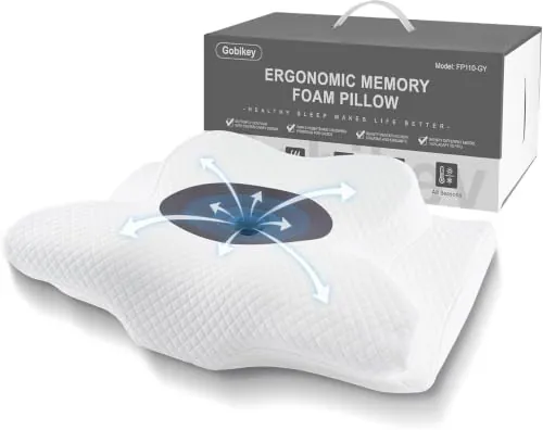 Almohada Cervicales y Cuello, Almohada Cervical de Espuma Viscoelastica