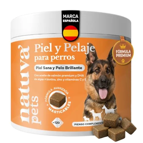 Aceite de Salmón para Perros 100% Natural - Con Omega 3 (EPA y DHA)