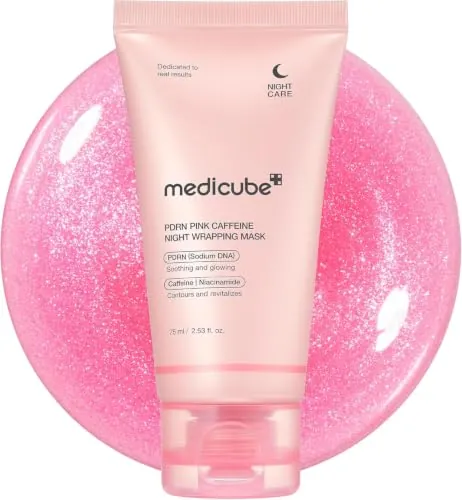 medicube Wrapping Mask PDRN Caffeine Overnight Peel Off Facial Mask