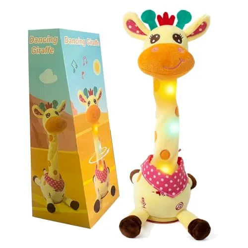 seOSTO Jirafa Bailarín, Peluche Musical Que Baila y Repite Tu Voz